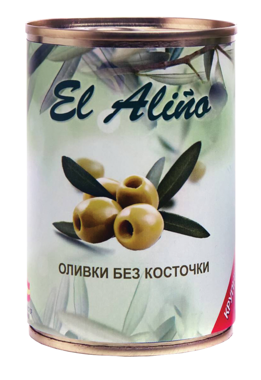 Оливки «EL alino» крупные, без косточки, 290 мл
