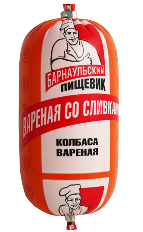 Колбаса «Барнаульский пищевик» Вареная со сливками, 380 г