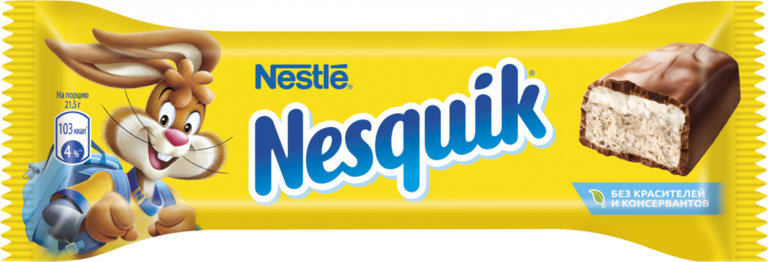 Батончик «Nesquik» шоколадный с какао-нугой, 43 г