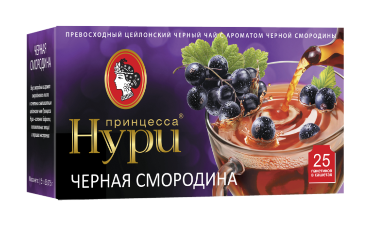 Чай с ягодами черной смородины «Принцесса Нури», 38 г