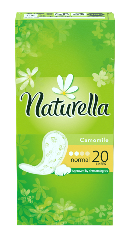 Прокладки «Naturella» ежедневные с ромашкой, 20шт