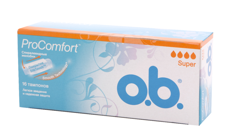 Тампоны «OB» Pro Comfort супер, 16шт