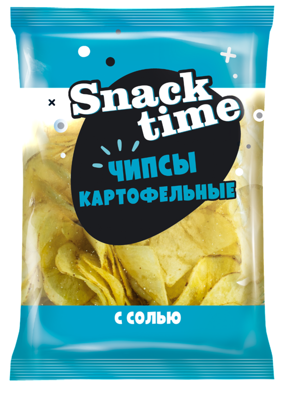 Чипсы «Snack Time» Соль, 150 г
