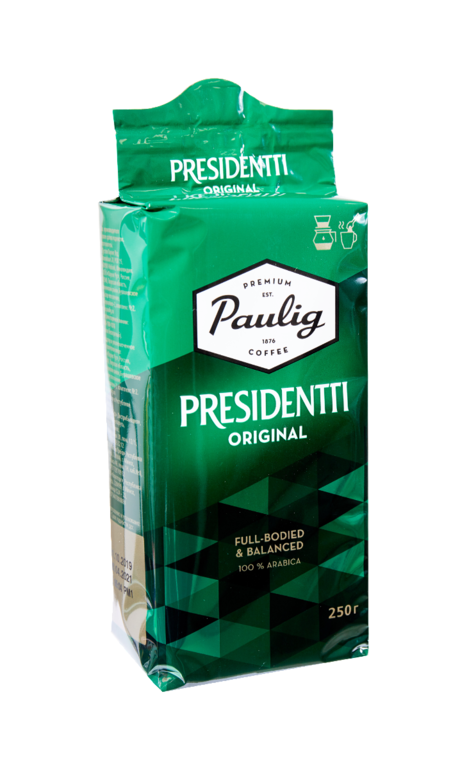 Кофе натуральный жареный молотый «Paulig Presidentti Original», 250 г