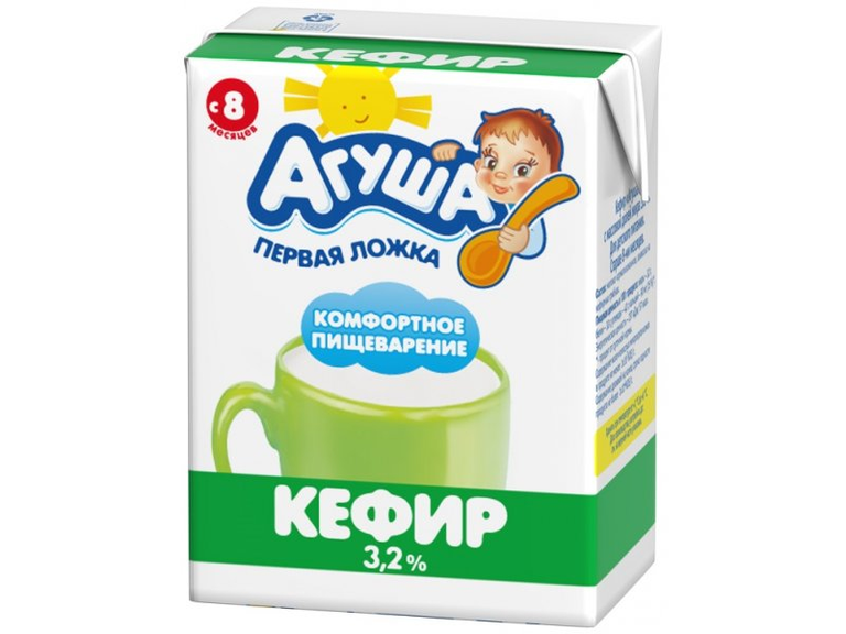 Кефир 3.2% «Агуша» детский, 200 г