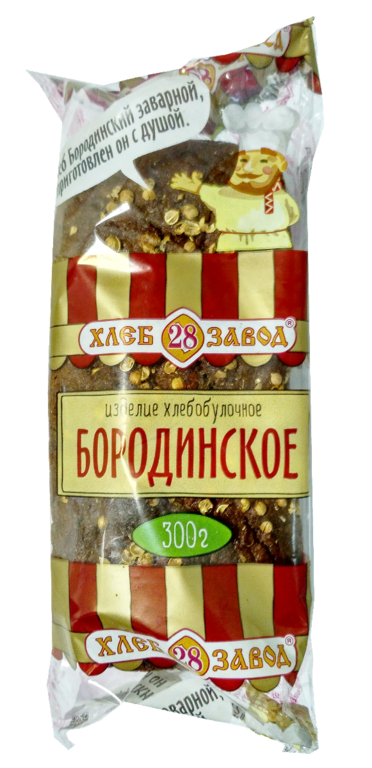 Хлеб «Хлебозавод №28» Бородинский, 300 г