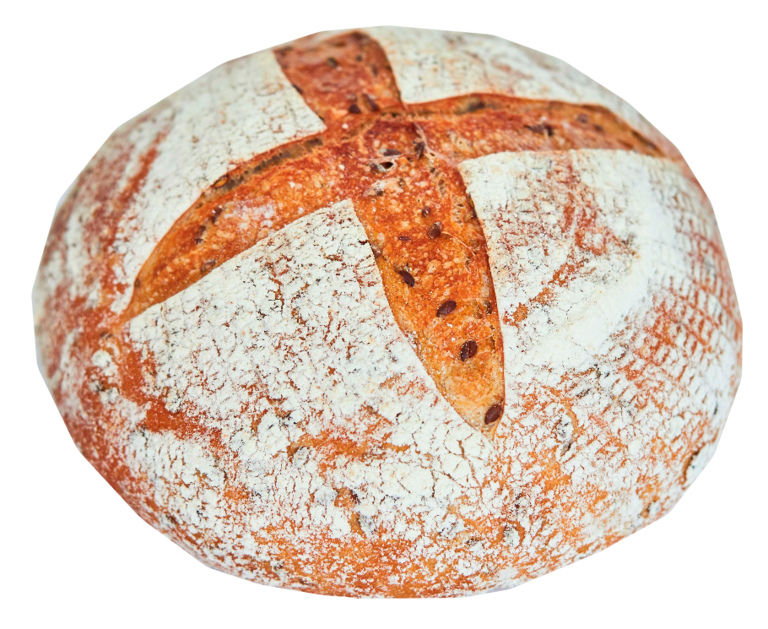 Хлеб бездрожжевой подовый со льном, 350 г