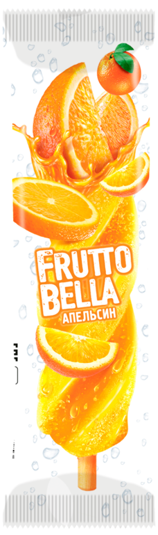 Фруктовый лёд «FruttoBella» со вкусом апельсина, 60 г