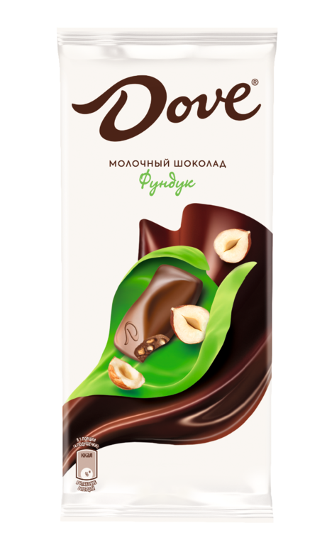 Шоколад молочный «Dove» Фундук, 90 г