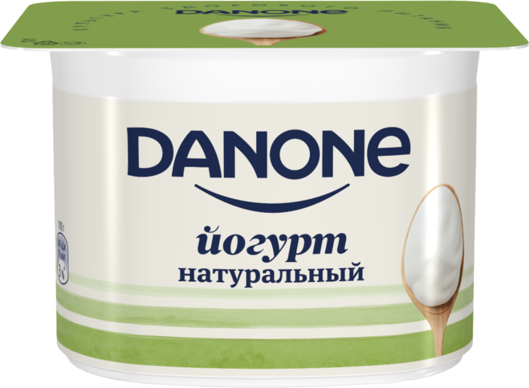 Йогурт 3.3% «Danone» натуральный, 110 г