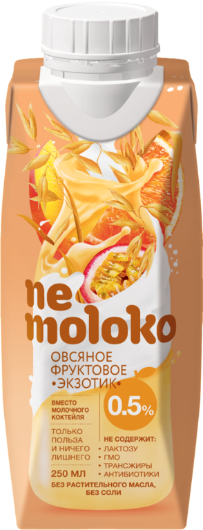 Напиток овсяный «NeMoloko» фруктовый «Экзотик», 250 мл
