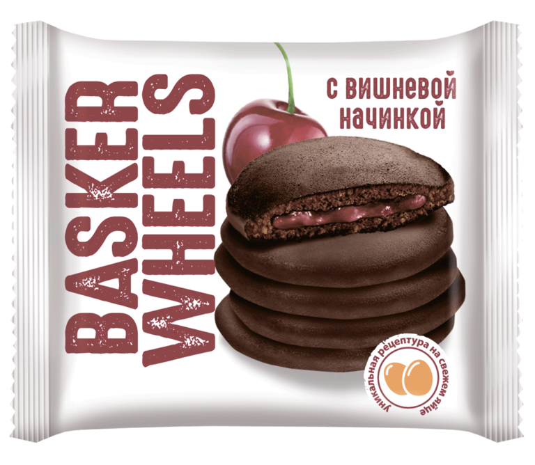 Панкейк «Basker Wheels» какао-вишня, 36 г