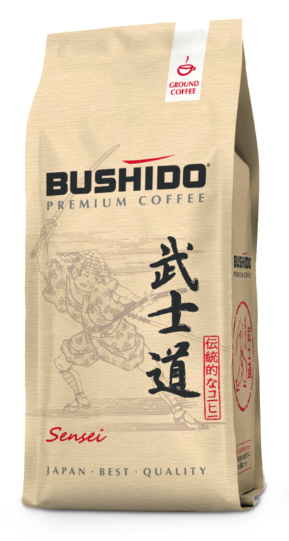 Кофе натуральный «Bushido» Sensei жареный, молотый, 227 г