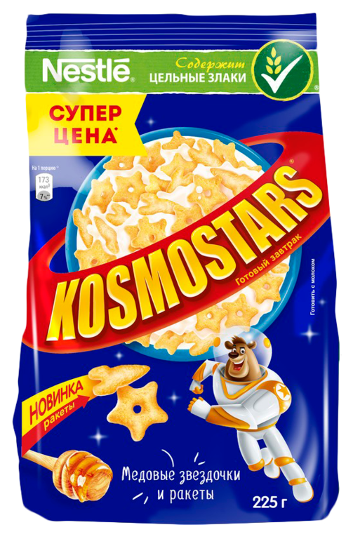 Готовый завтрак «Kosmostars» медовый, 225 г