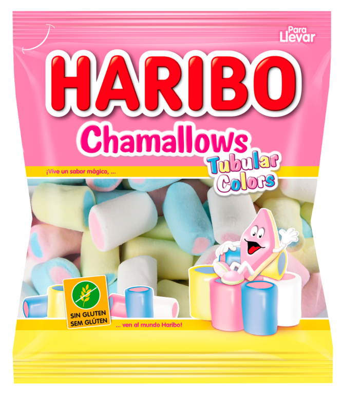 Суфле-маршмеллоу «HARIBO» Шамеллоус Цветные трубочки, 90 г