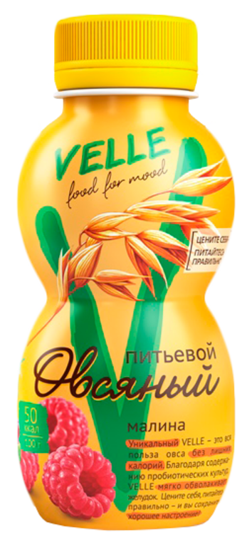 Продукт овсяный питьевой «Velle» Малина, 250 г