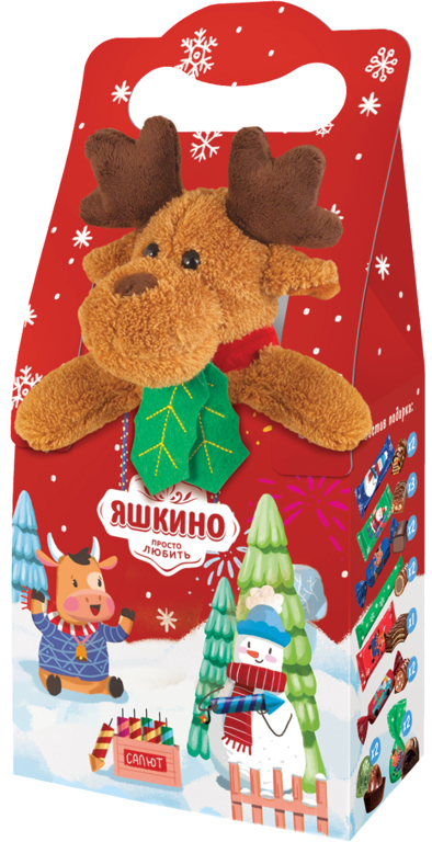 Новогодний подарок «Яшкино» «Сумочка с оленем», 255 г