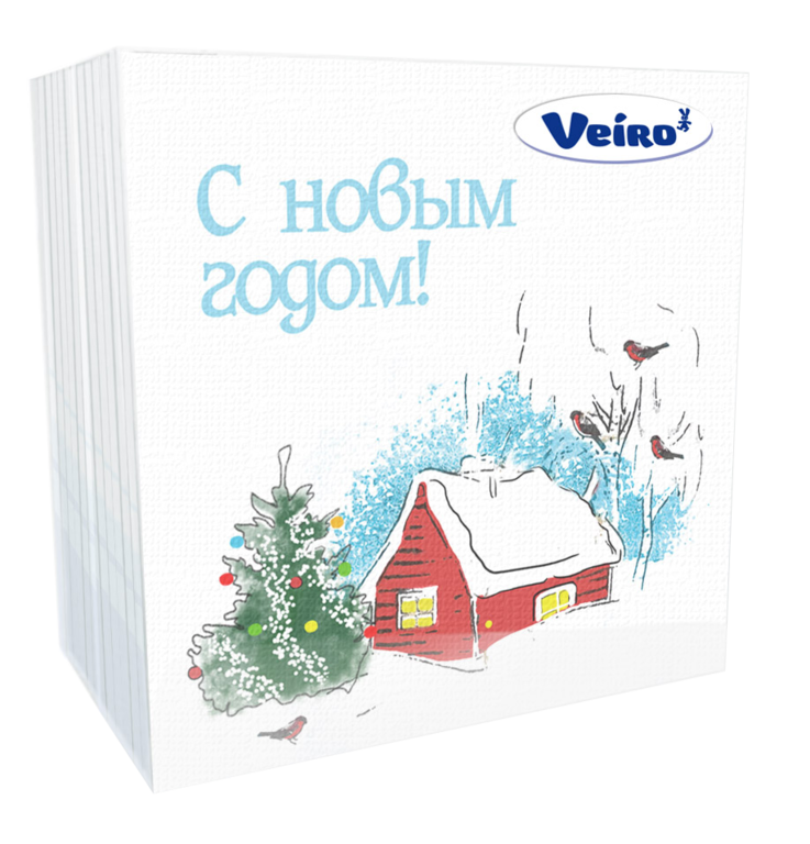 Салфетки «Veiro» трехслойные, 20 шт