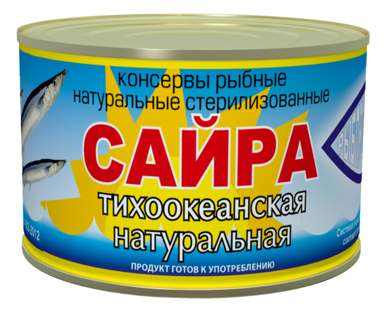 Сайра «Рыбпромпродукт» натуральная, 250 г