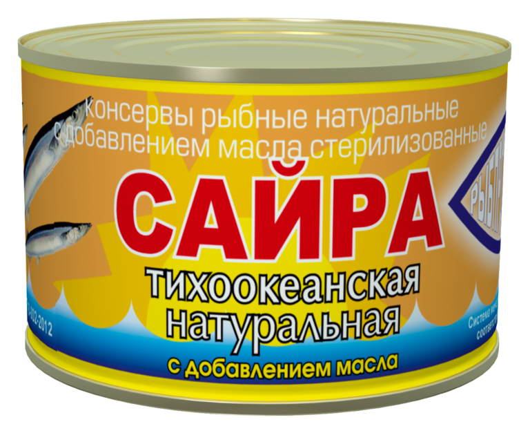 Сайра «Рыбпромпродукт» в масле, 250 г