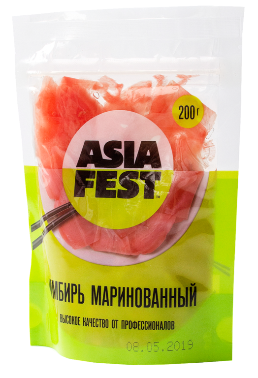 Имбирь «Asia Fest» маринованный в уксусе, 200 г