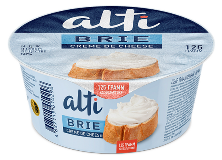 Сыр плавленый 40% «Alti» Бри, 125 г