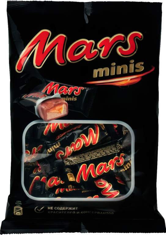 Шоколадные батончики «Mars» минис, 182 г
