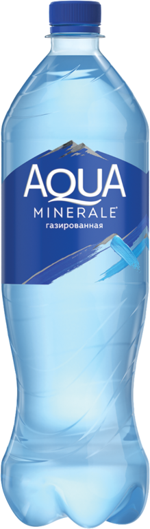 Питьевая вода «Aqua Minerale» газированная, 1 л