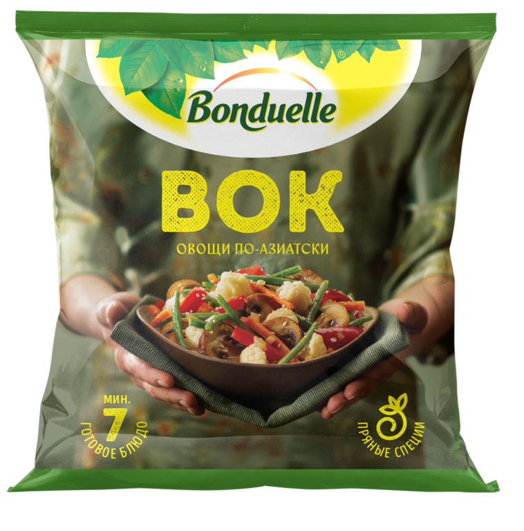Овощная смесь «Bonduelle» Вок по-азиатски Полезный и вкусный гарнир, 400 г