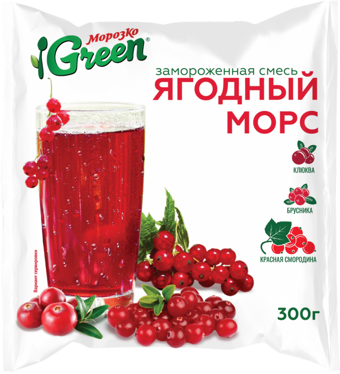 Смесь ягод «Морозко Green» для приготовления морса, 300 г