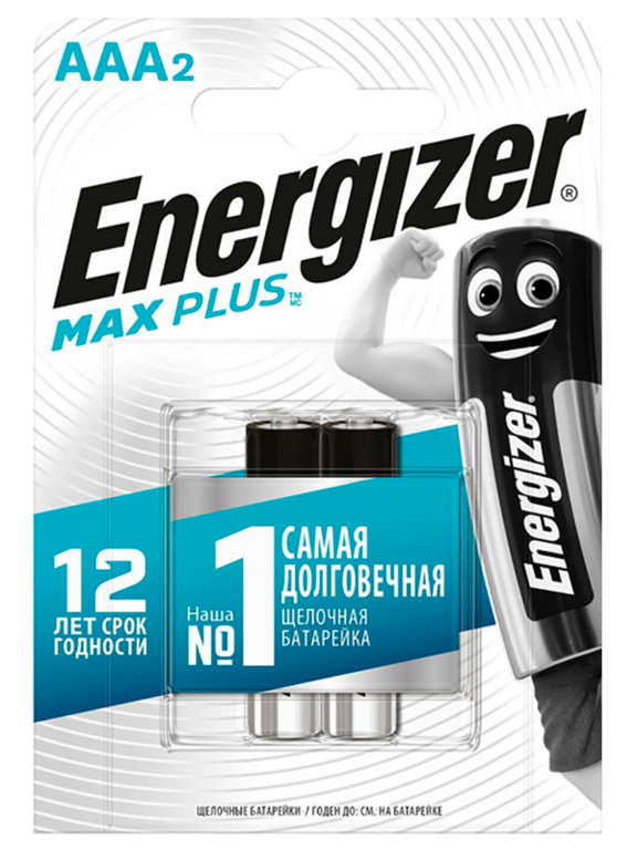 Батарейки «Energizer» Max Plus AAА/E92 2шт