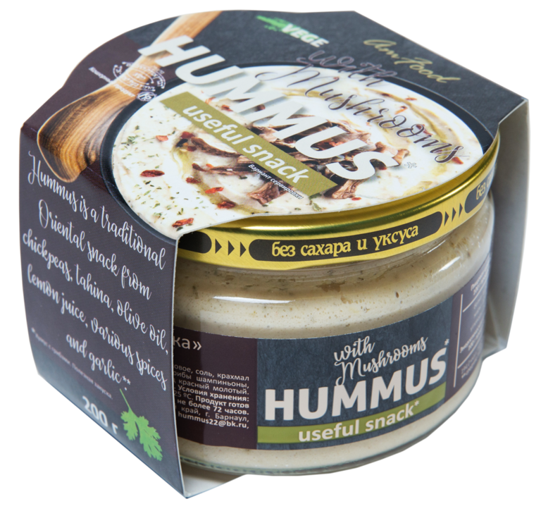 Хумус «Полезные продукты» с грибами, 200 г