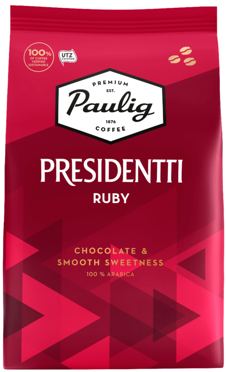 Кофе «Paulig Presidentti» Ruby, в зернах, 1 кг