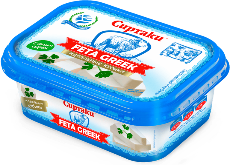 Сыр плавленый 45% «Сиртаки» Feta Greek, 200 г