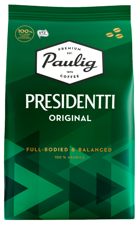 Кофе «Paulig Presidentti Original» в зернах, 1 кг