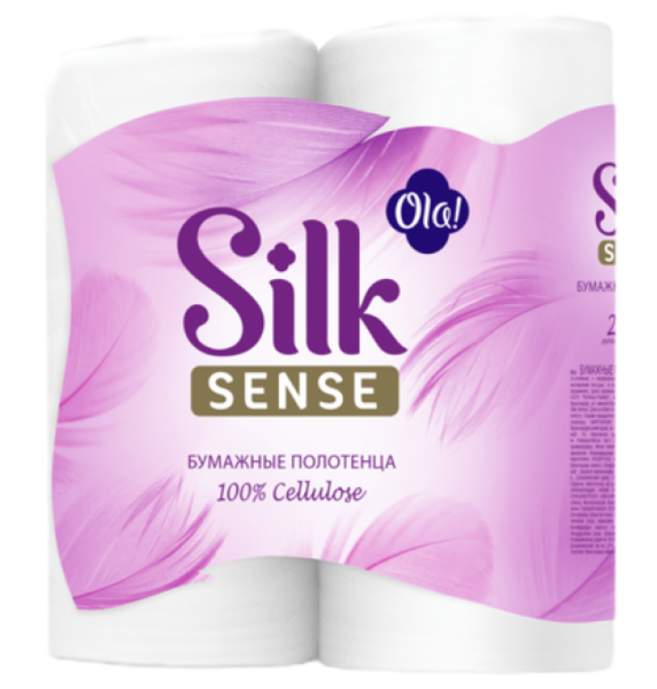 Полотенца бумажные «Ola! Silk Sense» 2 рулона