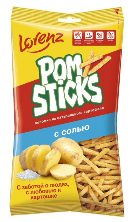 Картофельная соломка «Pomsticks» с солью, 100 г
