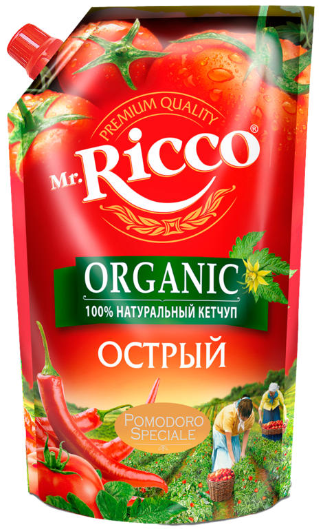 Кетчуп «Mr. Ricco» Острый Pomodoro Speciale, 350 г
