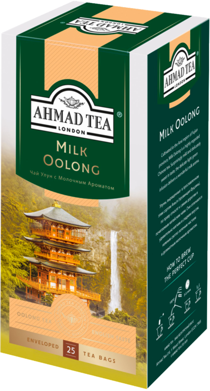 Чай зеленый «Ahmad Tea» Молочный улун, 25 пакетиков
