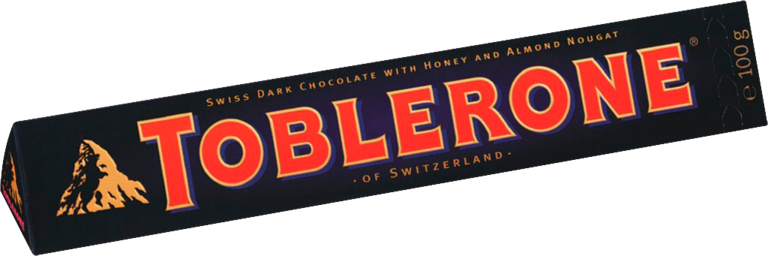 Шоколад темный «Toblerone» с медово-миндальной начинкой, 100 г