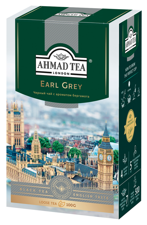 Чай черный «Ahmad Tea» с бергамотом, 100 г