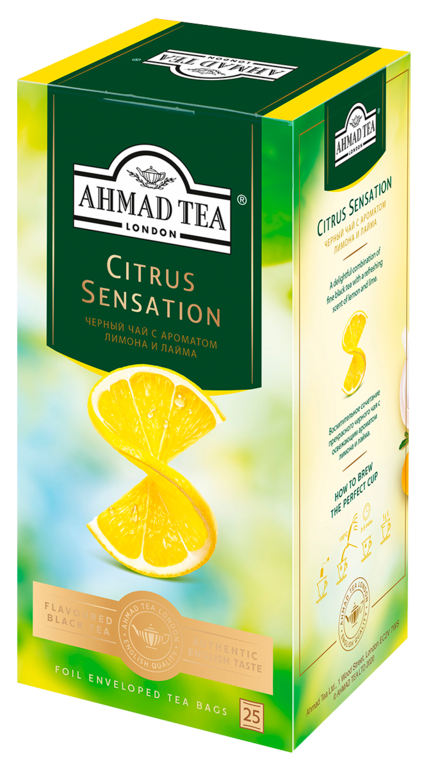 Чай черный «Ahmad Tea» Citrus Sensation, 25 пакетиков