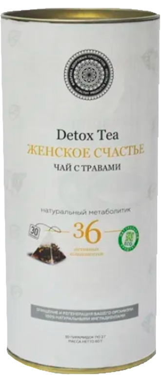 Чай черный «Фабрика здоровых продуктов» Женское счастье, 30 пирамидок