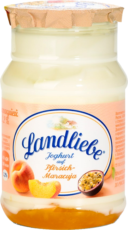 Йогурт 3.2% «Landliebe» Персик-маракуйя, 130 г