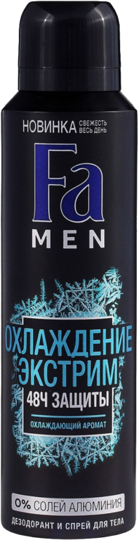 Дезодорант-аэрозоль «Fa Men» Охлаждение экстрим, 150 мл