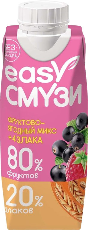 Напиток «Easy Смузи» фруктово-ягодный микс, 250 мл
