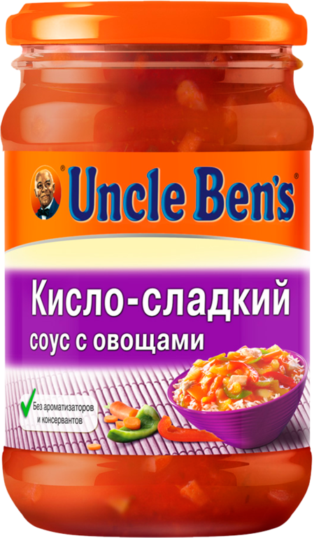 Соус «Uncle Bens» кисло-сладкий с овощами, 210 г