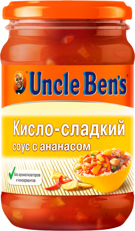 Соус «Uncle Bens» кисло-сладкий с ананасом, 210 г