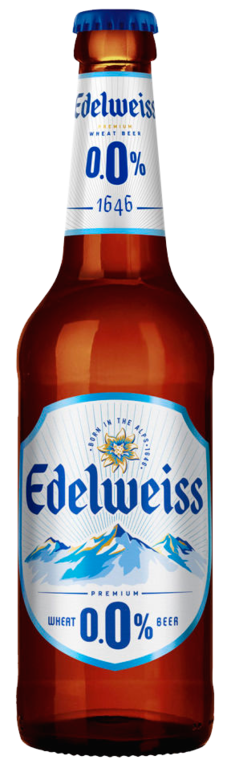 Пивной напиток «Edelweiss» Пшеничный, безалкогольный, 450 мл