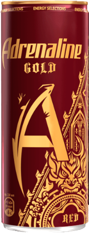Энергетический напиток «Adrenaline» Gold Red, 330 мл